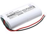 Techtek Batteria Compatibile Con [Daitem] DC405, DC636, DC640 Sostituisce BATV15