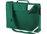 Quadra - Zaino Scuola Per Bambini, Riflettente PC6275 (Taglia Unica) (Verde Bottiglia)
