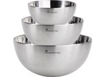 Ciotola Per Impastare Masterpro Foodies In Acciaio Inox Ø 19 Cm Ø 25 Cm Ø 17 Cm
