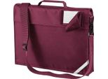 Quadra - Zaino Scuola Per Bambini, Riflettente PC6275 (Taglia Unica) (Rosso Borgogna)