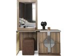 Tavola Da Toeletta Di Lusso Con Specchio Design Camera Da Letto Nuovo Jvmoebel