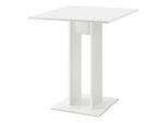 In And Outdoormatch Brenden Tavolo Da Pranzo Rafael - Quadrato - 65X65X78 Cm - Bianco - Truciolare - Moderno Brenden