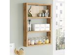 In And Outdoormatch Scaffale Da Cucina Elegante Vida - 60 X 43 X 9 Cm - Color Legno - Design Senza Tempo - Truciolare