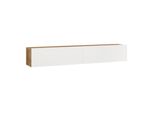 In And Outdoormatch Mobile Tv Lia - Mobile Tv - Mobile Tv - 180 X 31,5 X 29,5 Cm - Colori Legno E Bianco - Truciolato - Mobile Decorativo