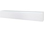Minio, Mobile Tv, Lavagna Tv "Donna"" 180 Cm In Piedi, Sospesa, Frontale In Mdf, Motivo: Onda, Colore Bianco"
