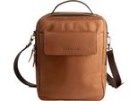 Harold's Pelle Borsa A Tracolla Country Crossbag Handle Cognac Marrone Chiaro