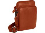 Mustang Pelle Borsa A Tracolla Perth Shoulderbag Cognac Marrone
