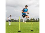 Va-Cerulean Set Griglia Agilità Set Pali Da Salto Set Pali Da Ostacolo Aiuto All'addestramento Per Corsi Di Ostacoli E Salto, Pali Da Addestramento Per L'addestramento Condizionale (Giallo)