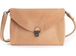 Harold's Pelle Borsa A Tracolla Pochette Fold Handbag Clutch Camel Beige
