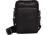 Mustang Pelle Borsa A Tracolla Perth Shoulderbag Black Nero