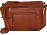 Mustang Pelle Borsa A Tracolla Perth Shoulderbag Topzip Cognac Marrone