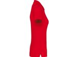 Polo Da Donna Designed To Work T-Shirt Polo Lady-Fit, Taglia:L, Colore:Rosso