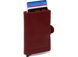 The Chesterfield Brand Pelle Porta Carte Di Credito Baldwin Cardholder Red Rosso Scuro