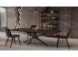 In And Outdoormatch Betty Gambe Del Tavolo - 120 X 60 X 72 Cm - Acciaio Verniciato - Design Industriale - Struttura Del Tavolo A 4 Gambe