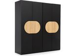 Armadio Nero Mobili Moderni Per La Camera Da Letto Armadio Di Lusso In Legno Jv Moebel