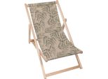 Lettino Dreamroots Pieghevole In Legno, Fino A 130 Kg, Lettino Pieghevole Con Regolazione Dell'inclinazione Dello Schienale In 3 Fasi, Rami Decorativi