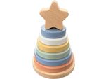 Giocattolo Di Legno Impilabile Atan - Gioco Di Abilità Motorie Colorate Per Bambini