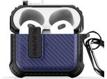 Custodia Per Cuffie Della Serie Dux Ducis Peci Compatibile Con Apple Airpods 3 Blu Zaffiro