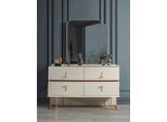 Camera Da Letto Set Dresser Elegante Specchio Moderno Mobili Nuovo 2Pcs
