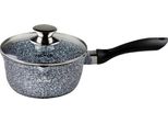 Casseruola In Marmo Zliner 1,9 L / 18 Cm Con Superficie Antiaderente, Pentola Per Induzione, Alluminio Fuso, Per Tutti I Tipi Di Fornelli, Grigio ZL-7054