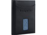 Bugatti Portafoglio Secure Slim Special Mini Wallet Black Nero