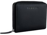 Bugatti Portafoglio Mira Ladies Zip Wallet Black Nero