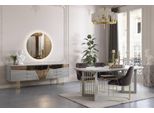 Set Da Pranzo Set Da Sala Da Pranzo Moderno Tavolo Da Pranzo 4X Sedie Set Da Credenza