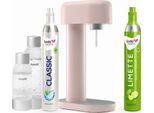 Offerta Speciale: Macchina Per Acqua Frizzante Ruby (Rosa) + Bombola CO2 Lime