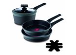 Set Di Padelle Masterpro Gastro 4 Pezzi In Alluminio Nero