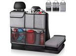Organizzatore Per Auto, Sedile Posteriore, Bagagliaio, Appeso E Pieghevole, Colore: Grigio