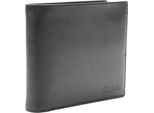Esquire Portafoglio New Silk Wallet Black Nero