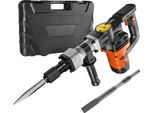 Succebuy Martello Da Demolizione Demolitore 1400W Martello Elettrico 2 Punte A Scalpello, Prestazioni Efficienti Con Design Leggero E Impugnatura Ergonomica