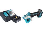 Smerigliatrice Angolare A Batteria Makita Dmc 300 RF1 18 V 76 Mm Brushless + 1X Batteria Ricaricabile 3,0 Ah + Caricabatterie