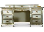 Casa Padrino, Toletta Barocca Avorio/Oro 173 Cm - Italy