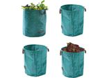 4X 280 L Sacco Da Giardino Sacco Per Foglie Sacco Per Prato Sacco Per Rifiuti Da Giardino Sacco Per Rifiuti 1120 L