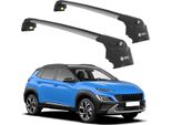 Tetto Turtle AIR-2 , Argento Hyundai Kona All 2017 - 2024 (Suv)