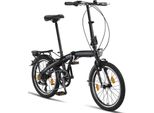 Licorne Bike Conseres Premium Pieghevole In 20 Pollici - Bicicletta Per Uomini, Ragazzi, Ragazze E Donne - Cambio Shimano A 6 Velocità - Bicicletta Olandese