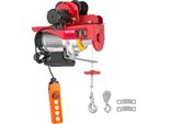 Argano Elettrico A Fune Vevor Con Carrello Elettrico 400/800 Kg Portata 12 M