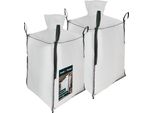 Kotarbau® 2 Pezzi Sacchi Grandi 90X90X160Cm Sacco Per Rifiuti Da Giardino Grembiule Stabile E Imbuto Di Uscita 1000Kg Pp Sacco Per Rifiuti Da Giardino Sacchi Per Rifiuti Da Giardino Sacchi Per Rifiuti Da Giardino Sacchi Per Macerie Sacchi Per Rifiuti Da Costruzione Accessori Da Giardino