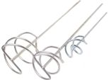 Aqbau® Set Di 3 Pezzi Agitatore Per Malta Asta Di Agitazione Cesto Di Agitazione Miscelatore Per Malta Paletta Di Agitazione Zincata