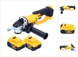 Smerigliatrice Angolare A Batteria Dewalt Dcg 412 18 V 125 Mm + 2X Batteria 5,0 Ah - Senza Caricabatterie