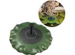 Jnglgo Fontana Solare 1,4 W - Pompa Solare Per Laghetti Da Giardino, Vasche Per Uccelli, Laghetti, Vasche Per Pesci, Decorazioni Acquatiche (Foglia Di Loto)