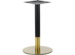Base Per Tavolo In Acciaio Inox SH-3001-5/GB, Per Ufficio, Hotel, Ristorante, Diametro 45 Cm, Altezza 72,5 Cm, Acciaio Inox Color Oro