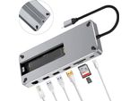 Reagle Hub USB-C Nvme Sata M.2 USB-C 3.2 Hdmi 4K 60Hz Pd 100W Replicatore Di Porte Ssd