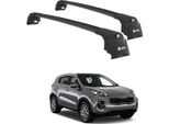 Tetto Turtle AIR-2 , Nero Kia Sportage Ql 2016 - 2021 (Suv)