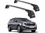 Tetto Turtle AIR-2 , Argento Kia Sorento Prime (Um) 2015 - 2020 Suv
