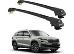 Turtle Portapacchi AIR-1 Skoda Kodiaq NS7 2017 - 2024 , Nero