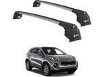 Tetto Turtle AIR-2 , Argento Kia Sportage Ql 2016 - 2021 (Suv)