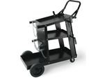 Carrello Per Saldatura Vevor 3 Ripiani Carrello Mobile Per Saldatura Max. 168-181 Kg Carrello Per Attrezzature Di Saldatura Con 2 Portabombole Ideale Per La Saldatura Manuale Saldatura Ad Arco Schermato Con Gas Saldatura Ad Arco Con Argon
