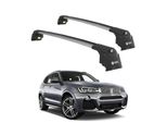 Tetto Turtle AIR-2 , Argento Bmw X3 F25 2011 - 2017 (Suv)
